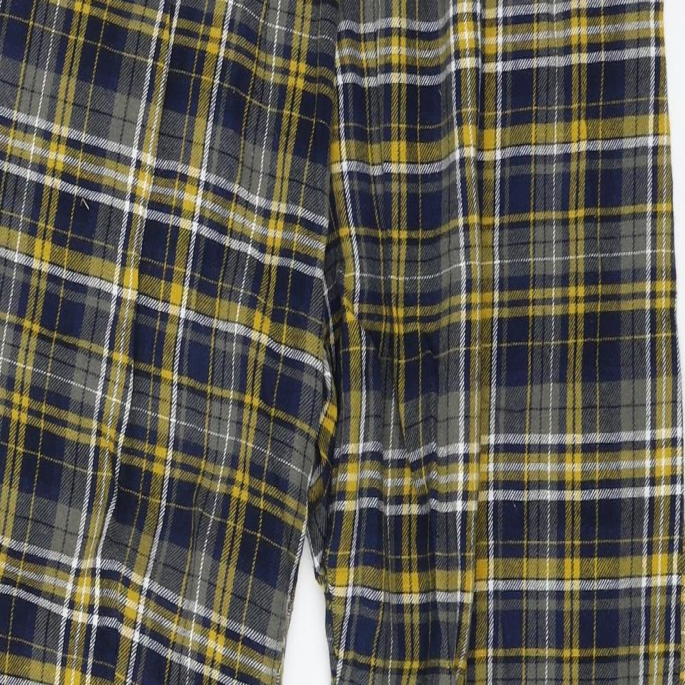 Mountain Warehouse Mens Blue Plaid   Pyjama Pants Size M