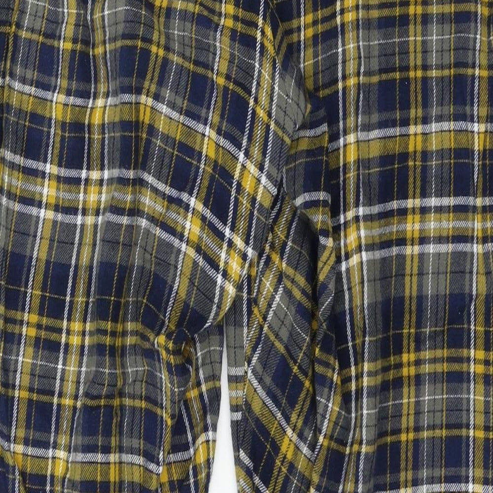 Mountain Warehouse Mens Blue Plaid   Pyjama Pants Size M