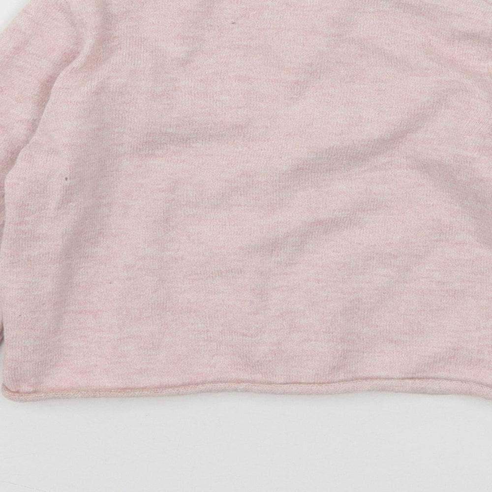 NEXT Girls Pink  Knit Cardigan Jumper Size 4-5 Years