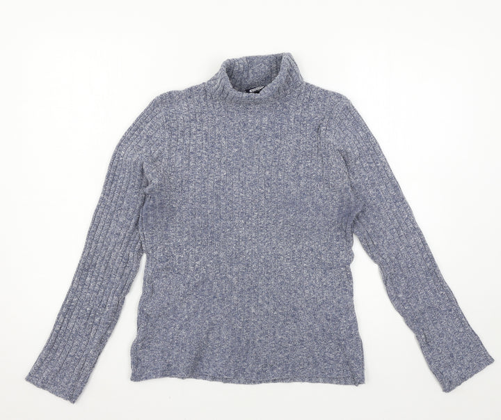 Pilot Womens Blue  Knit Pullover Jumper Size 14