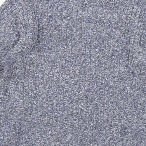 Pilot Womens Blue  Knit Pullover Jumper Size 14