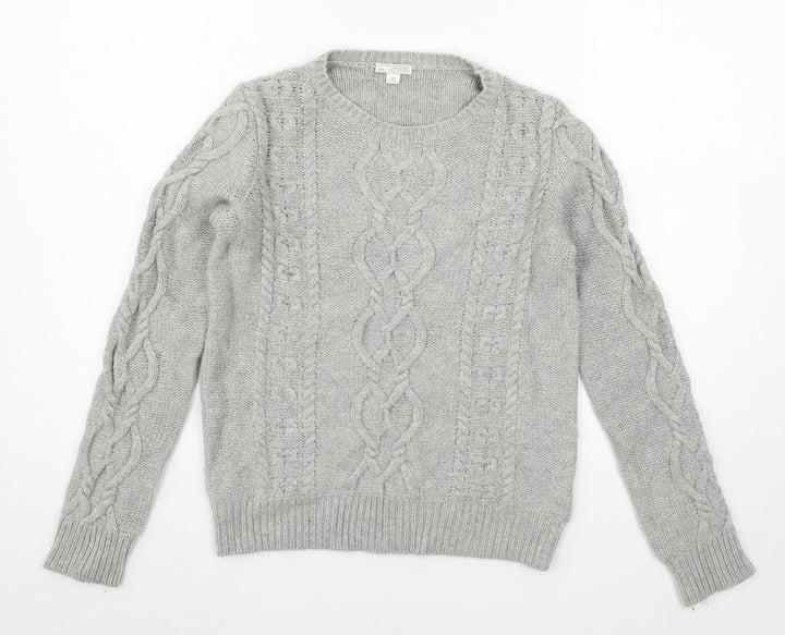 Gap Womens Grey  Knit Pullover Jumper Size S
