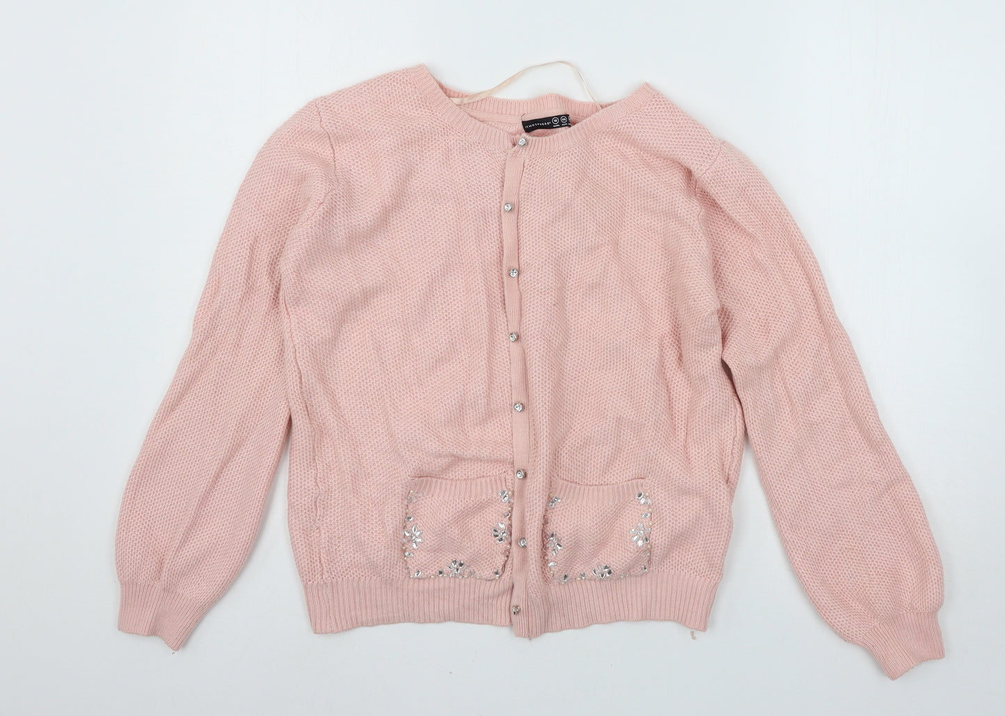 Atmosphere Womens Pink  Knit Cardigan Jumper Size 18