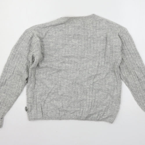 George Womens Grey  Knit Pullover Jumper Size M