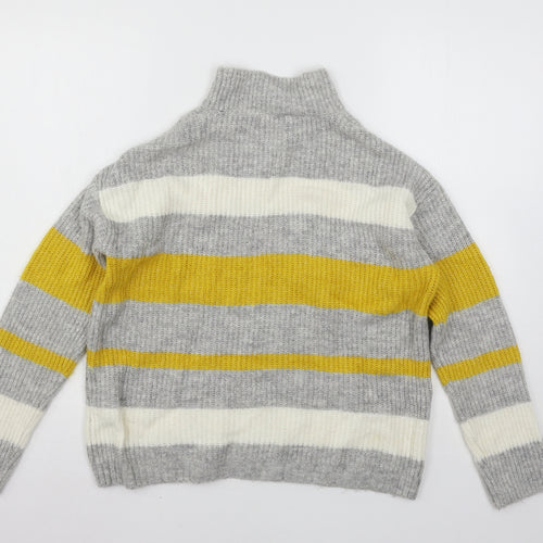 Matalan Womens Multicoloured Striped Knit Pullover Jumper Size M