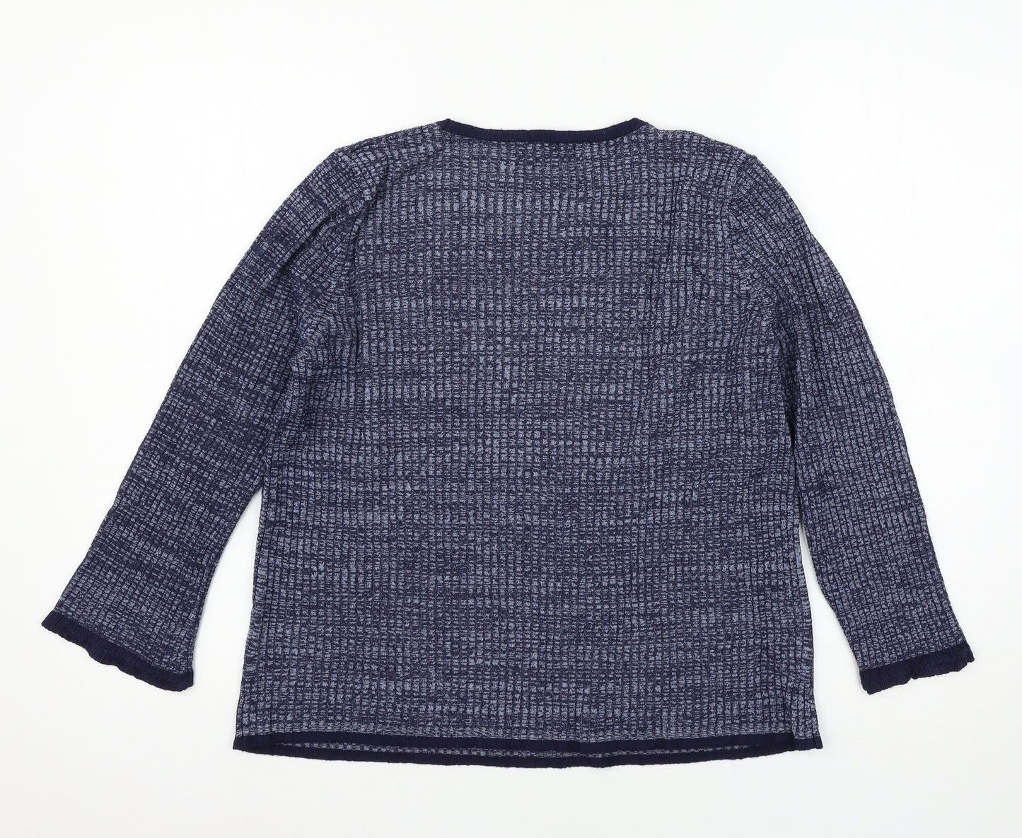 Marks and Spencer Womens Blue  Knit Pullover Jumper Size 14