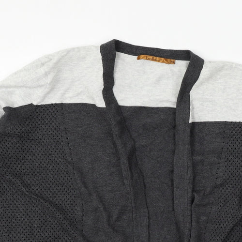 Belldini Womens Grey  Knit Cardigan Jumper Size XL