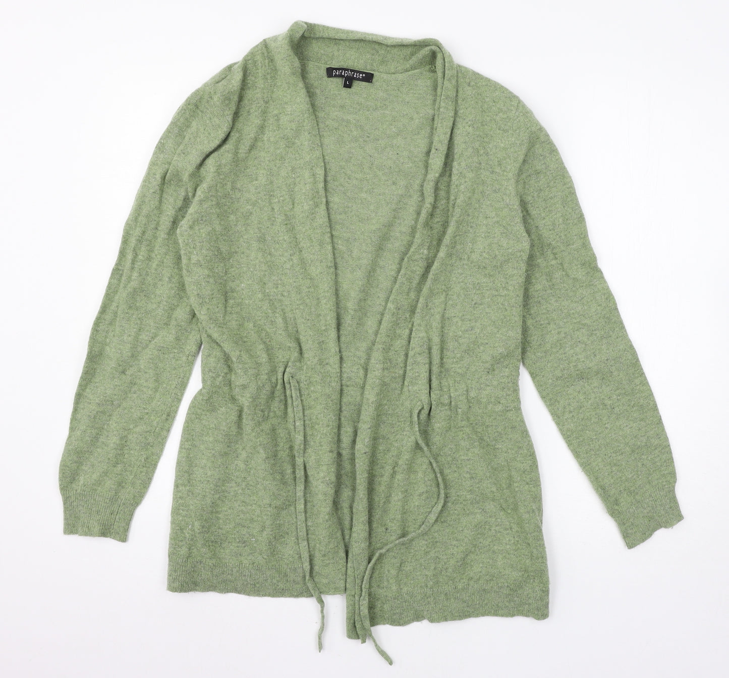 Paraphrase Womens Green  Knit Cardigan Jumper Size L