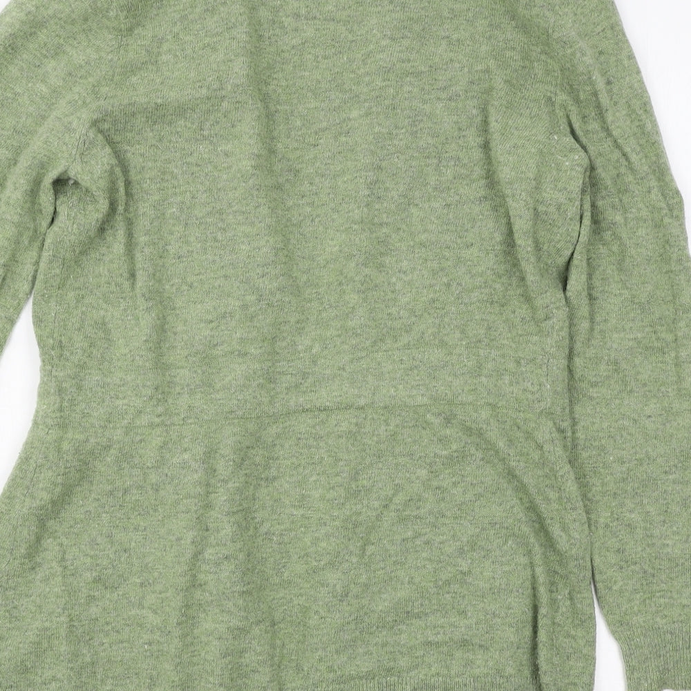 Paraphrase Womens Green  Knit Cardigan Jumper Size L