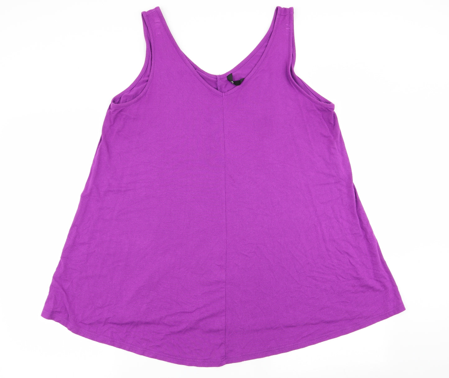 Preworn Womens Purple   Basic Tank Size 20