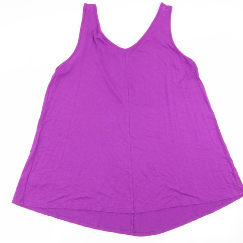 Preworn Womens Purple   Basic Tank Size 20