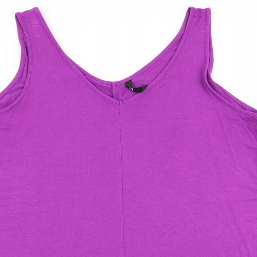 Preworn Womens Purple   Basic Tank Size 20