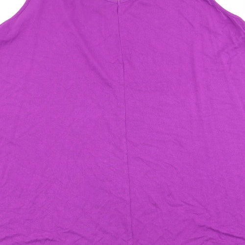 Preworn Womens Purple   Basic Tank Size 20