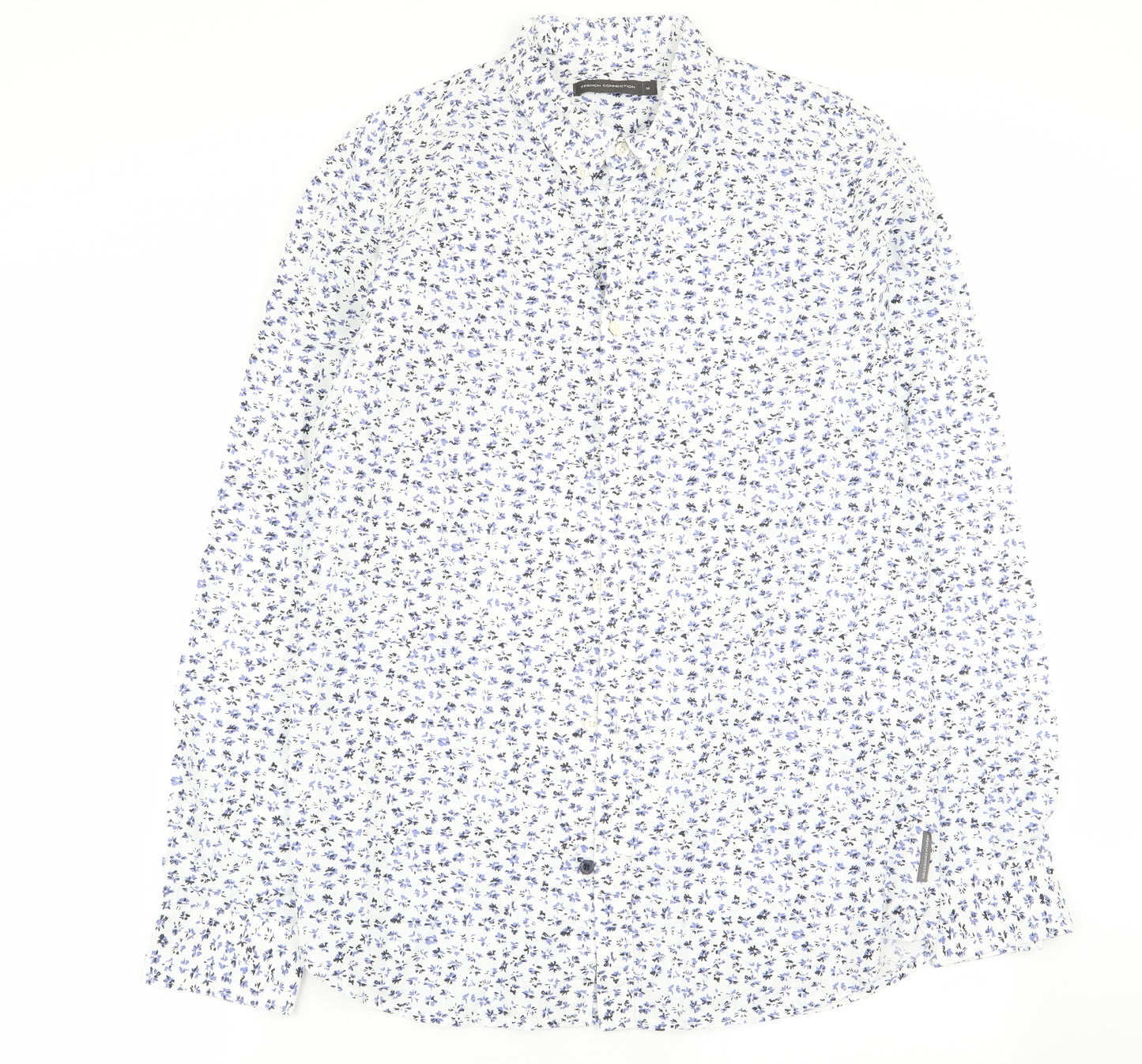 French Connection Mens Multicoloured Floral   Button-Up Size M