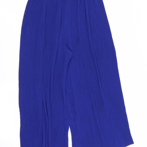 Zara Womens Blue   Trousers  Size 4 L22 in - Stretch waistband
