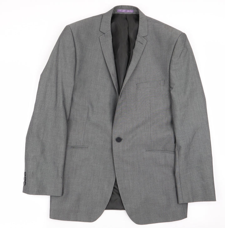 Burtons Menswear Mens Grey   Jacket Blazer Size 40