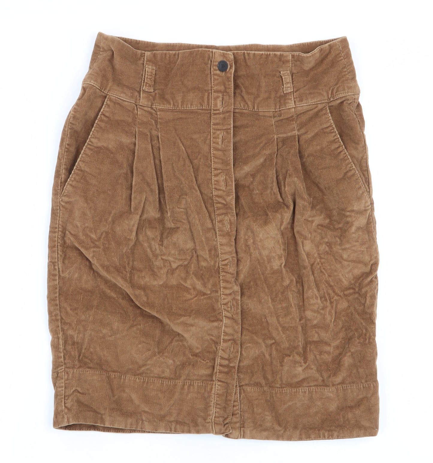 Zara Womens Brown   Straight & Pencil Skirt Size 8