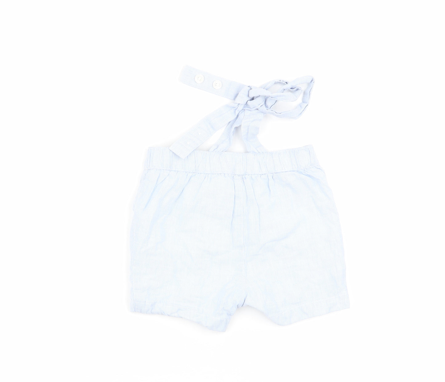 NEXT Boys Blue Striped  Capri Trousers Size 12-18 Months