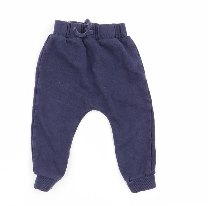 Asda George Baby Blue   Jogger Trousers Size 12-18 Months