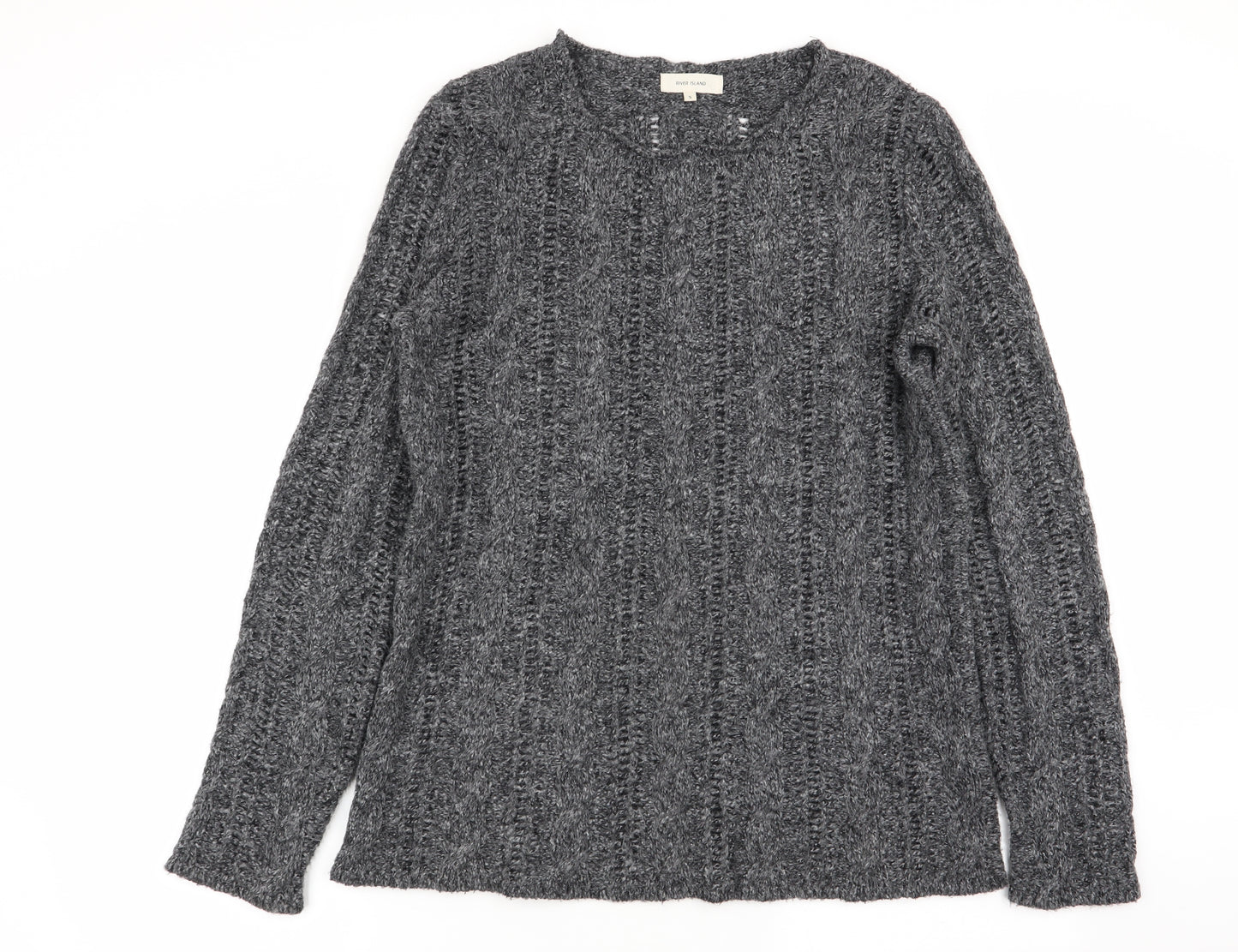 River Island Mens Grey   Pullover Jumper Size S