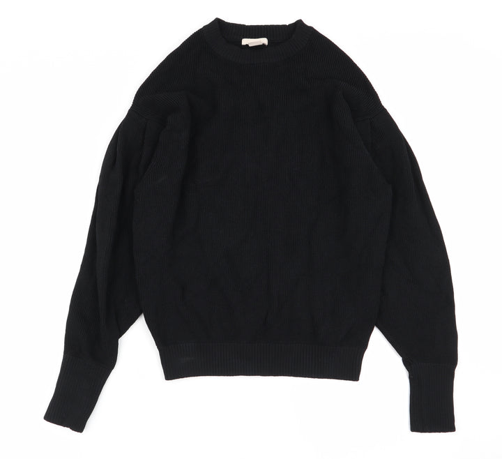 H&M Womens Black Pullover Jumper Size 8