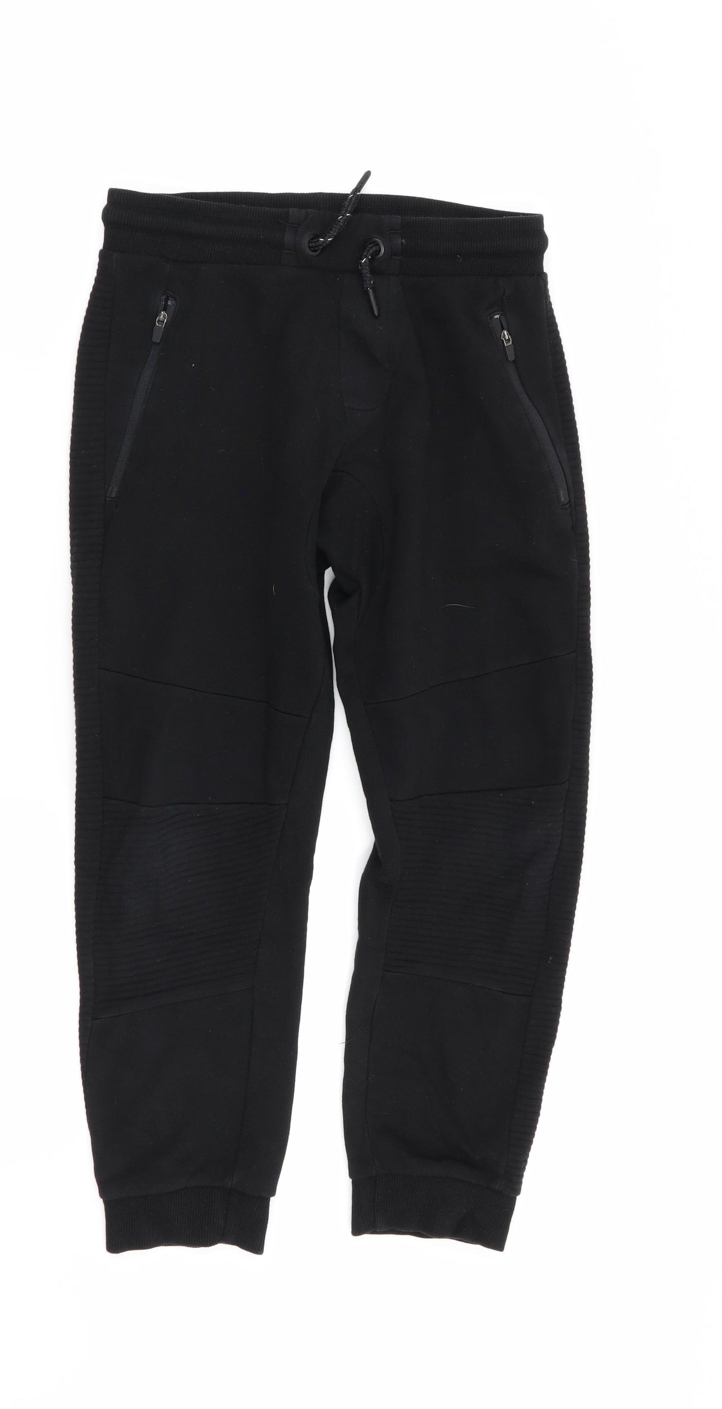 Asda George Boys Black   Jogger Trousers Size 8-9 Years