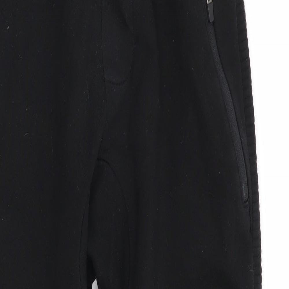 Asda George Boys Black   Jogger Trousers Size 8-9 Years