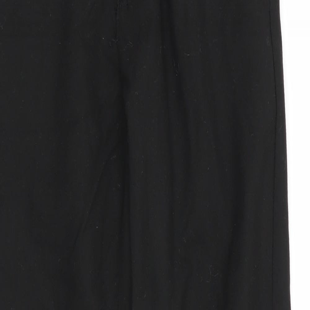 M&S Boys Black   Chino Trousers Size 7-8 Years - school trousers
