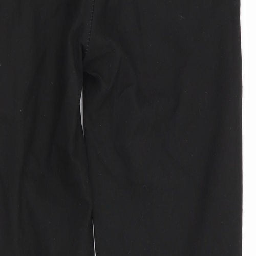 M&S Boys Black   Chino Trousers Size 7-8 Years - school trousers