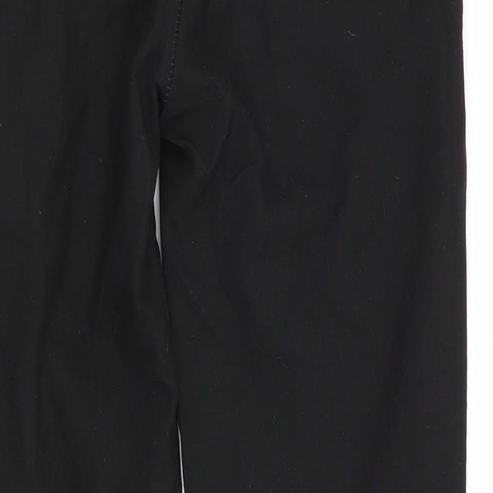 M&S Boys Black   Chino Trousers Size 7-8 Years - school trousers