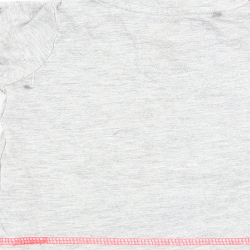 TU Boys Grey Animal Print  Basic T-Shirt Size 0-3 Months