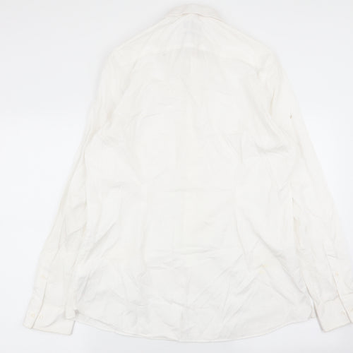 M&S Mens White    Dress Shirt Size 16.5