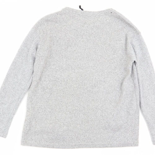 Zara Womens Grey   Basic T-Shirt Size 8
