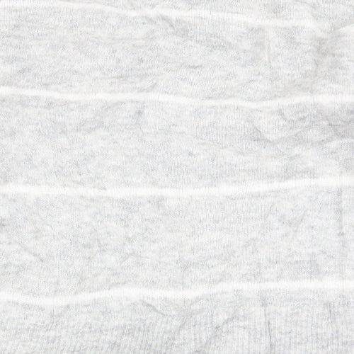 H&M Womens Grey Striped  Pullover Jumper Size 6