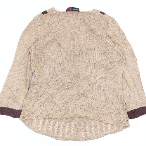stephen Womens Beige   Pullover Jumper Size M  - Size M/L