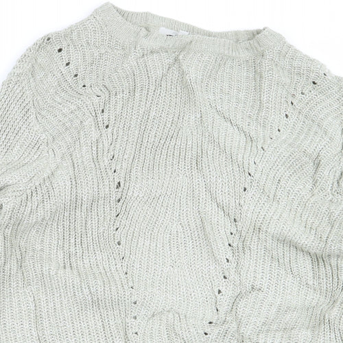 Peacocks Womens Green   Pullover Jumper Size S