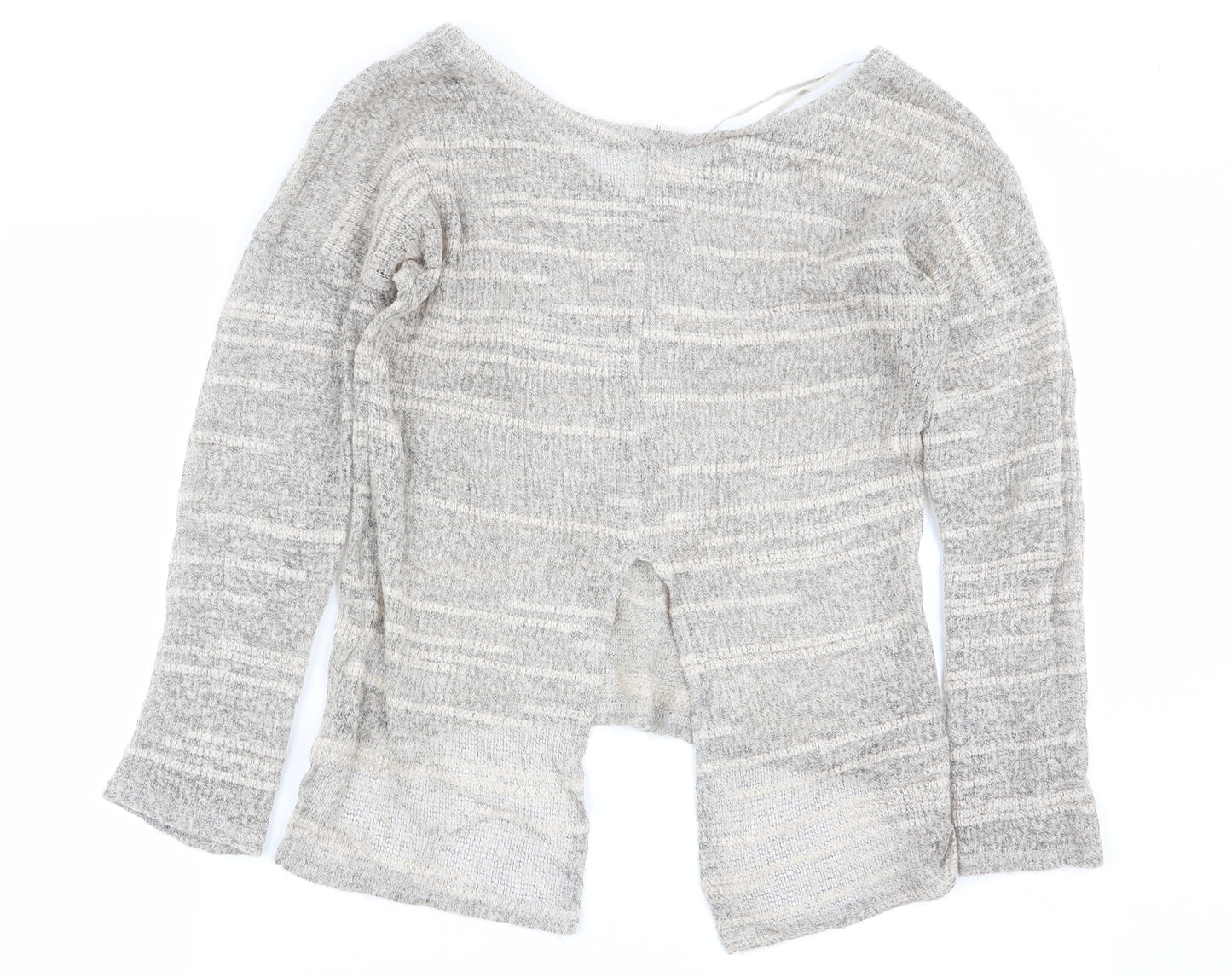 miss selfrudge Womens Beige Striped  Pullover Jumper Size 10