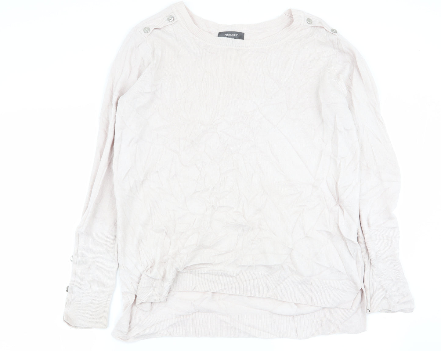 Primark Womens Beige   Pullover Jumper Size 14