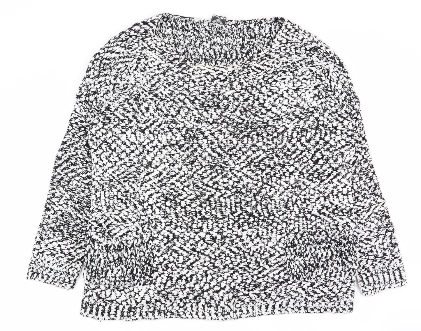 Angel Biba Womens Multicoloured Geometric  Pullover Jumper Size M  - Size M/L