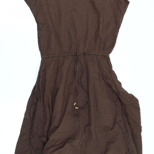 Preworn Womens Brown   Fit & Flare  Size S