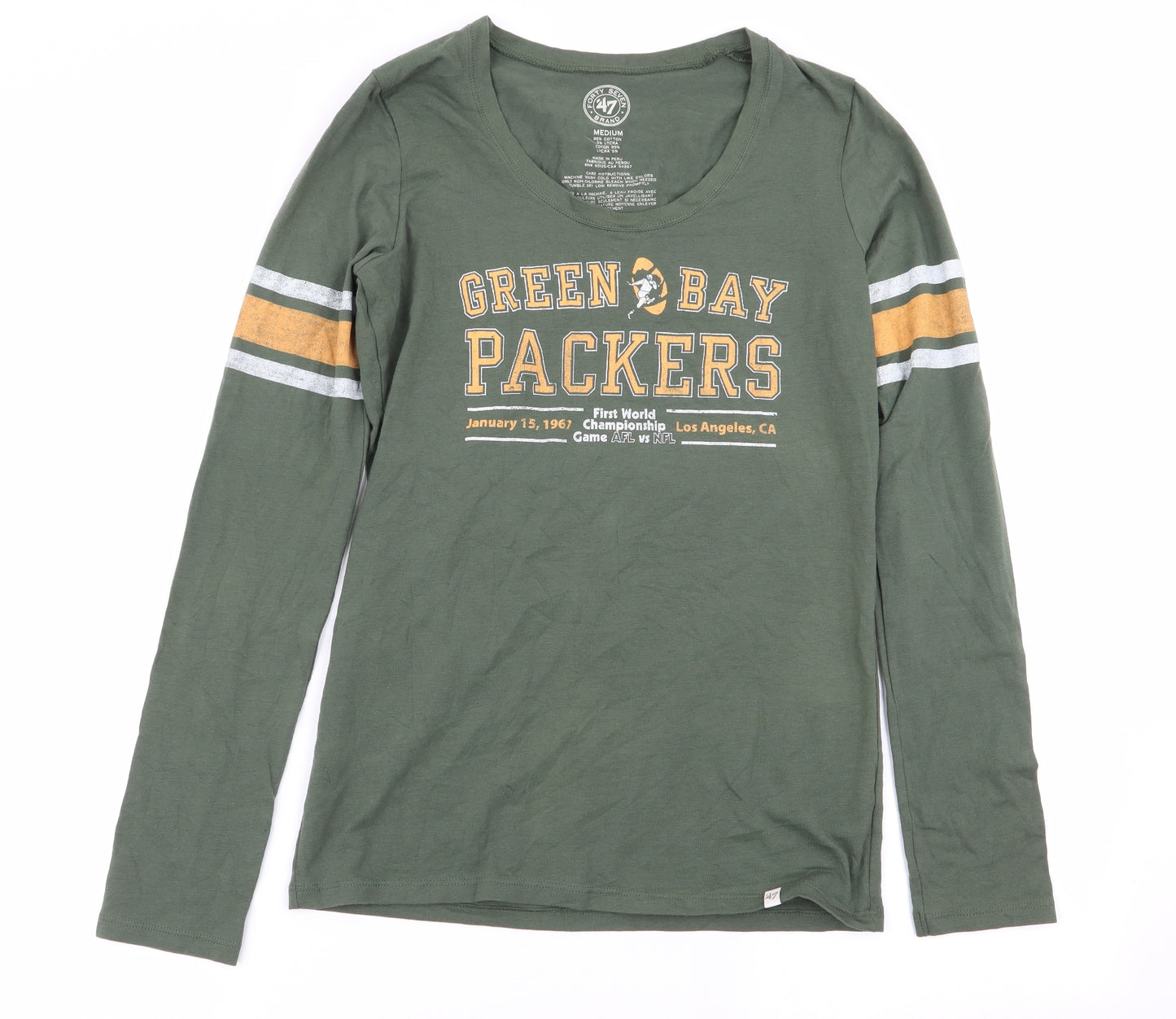 NFL Mens Green    T-Shirt Size M