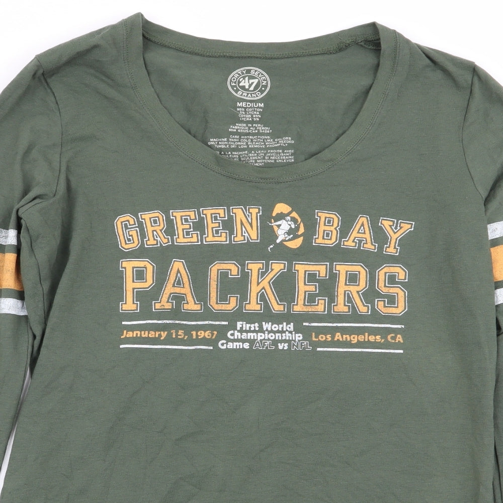 NFL Mens Green    T-Shirt Size M