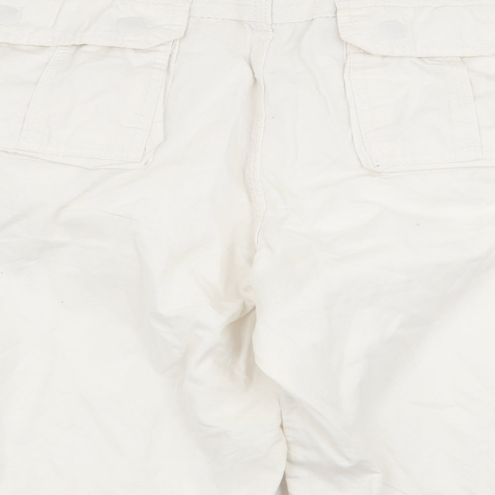 SoulCal&Co Mens White   Cargo Shorts Size 32 in