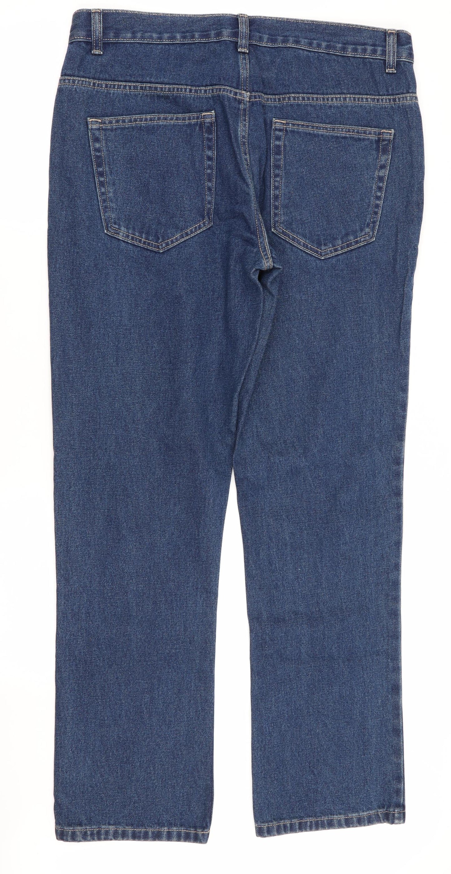 Asda George Mens Blue   Straight Jeans Size 34 in L32 in