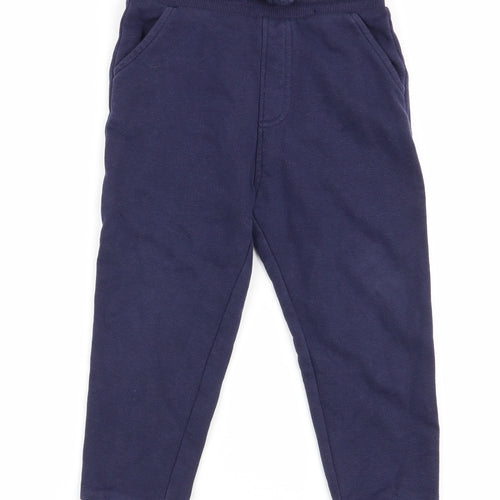 Asda George Boys Blue   Jogger Trousers Size 3-4 Years
