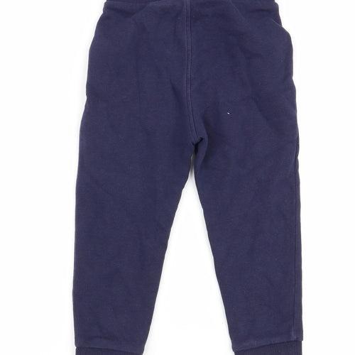 Asda George Boys Blue   Jogger Trousers Size 3-4 Years