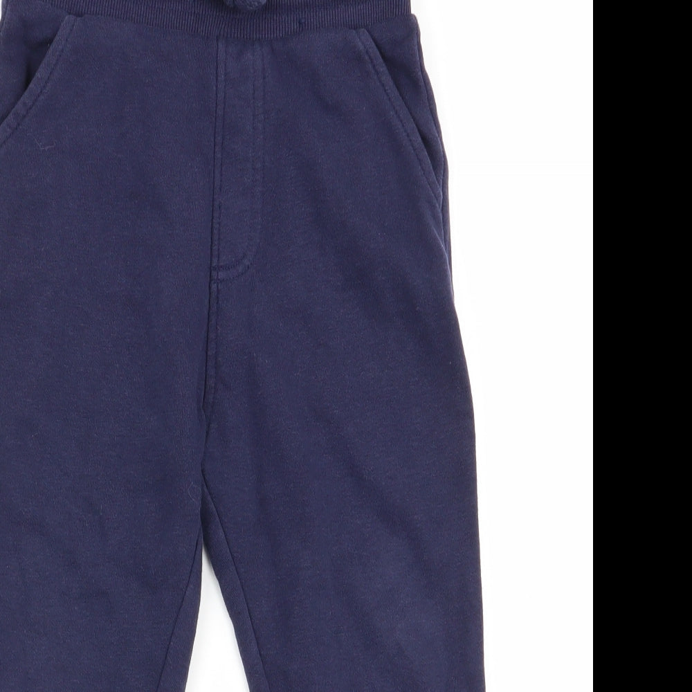 Asda George Boys Blue   Jogger Trousers Size 3-4 Years
