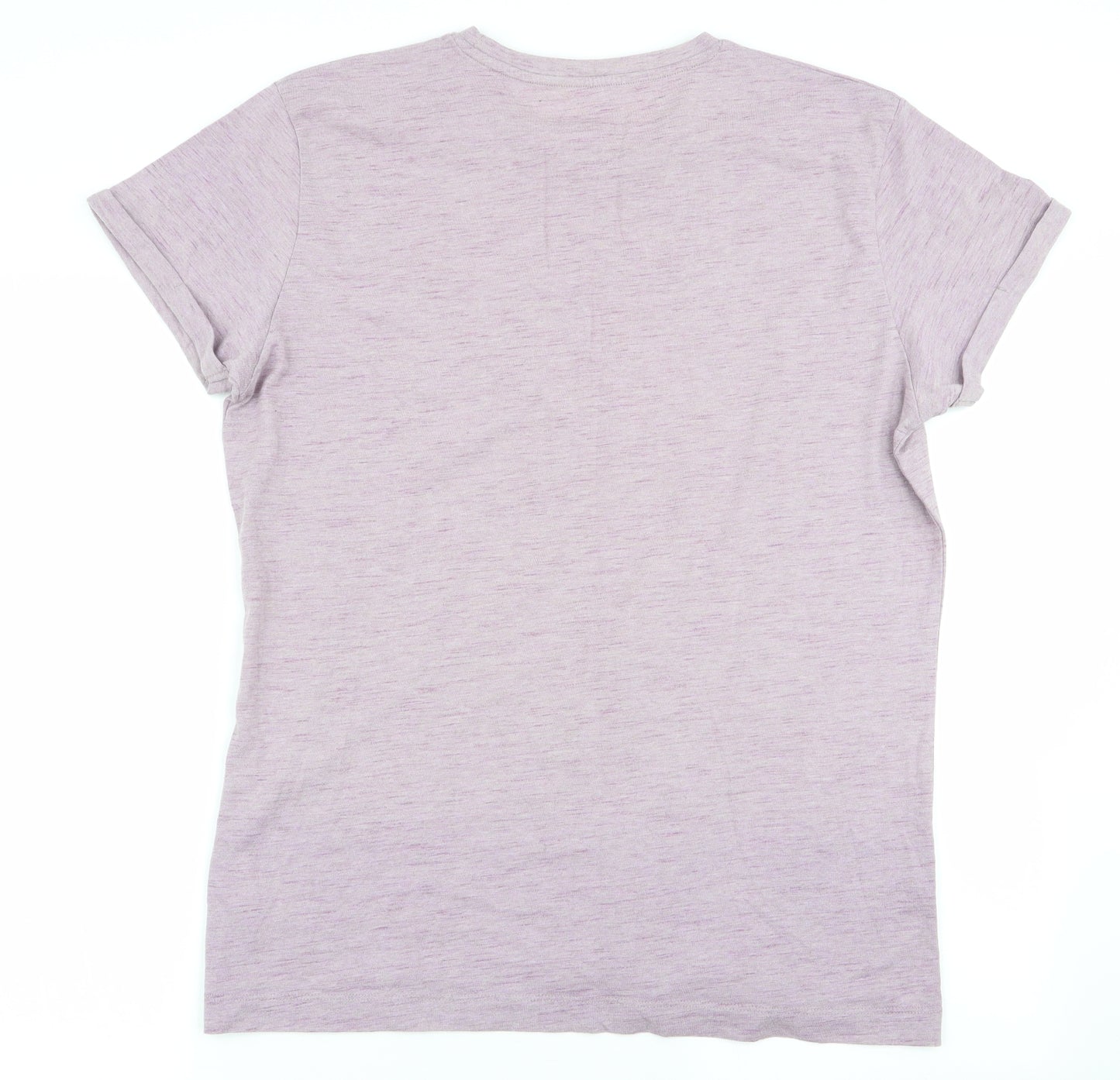 Peacocks Mens Purple    T-Shirt Size L