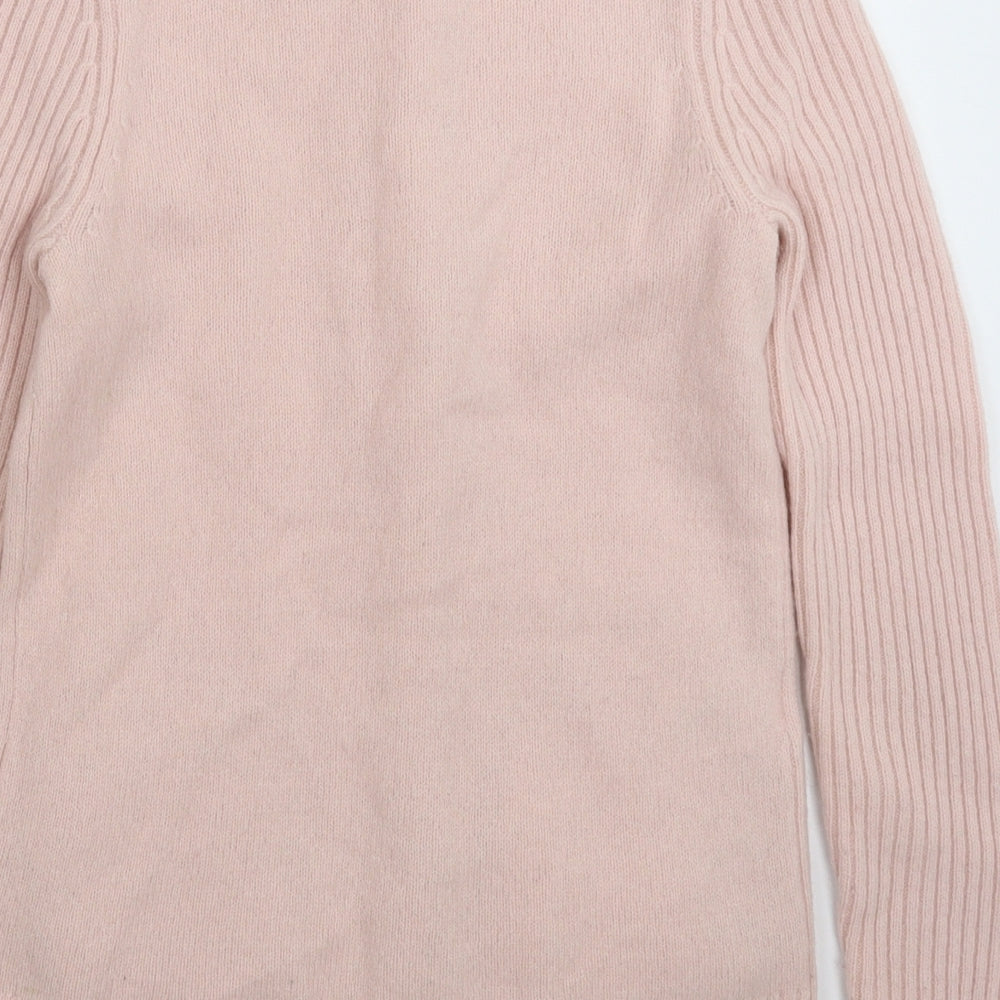 Laura Ashley Womens Pink  Knit Cardigan Jumper Size 10