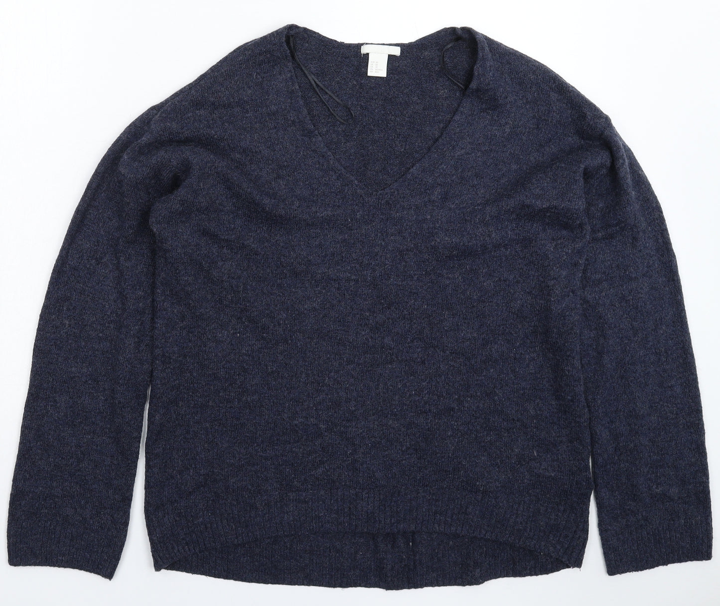 H&M Womens Blue  Knit Pullover Jumper Size XS